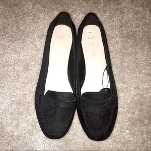 Suede flats - wide fit